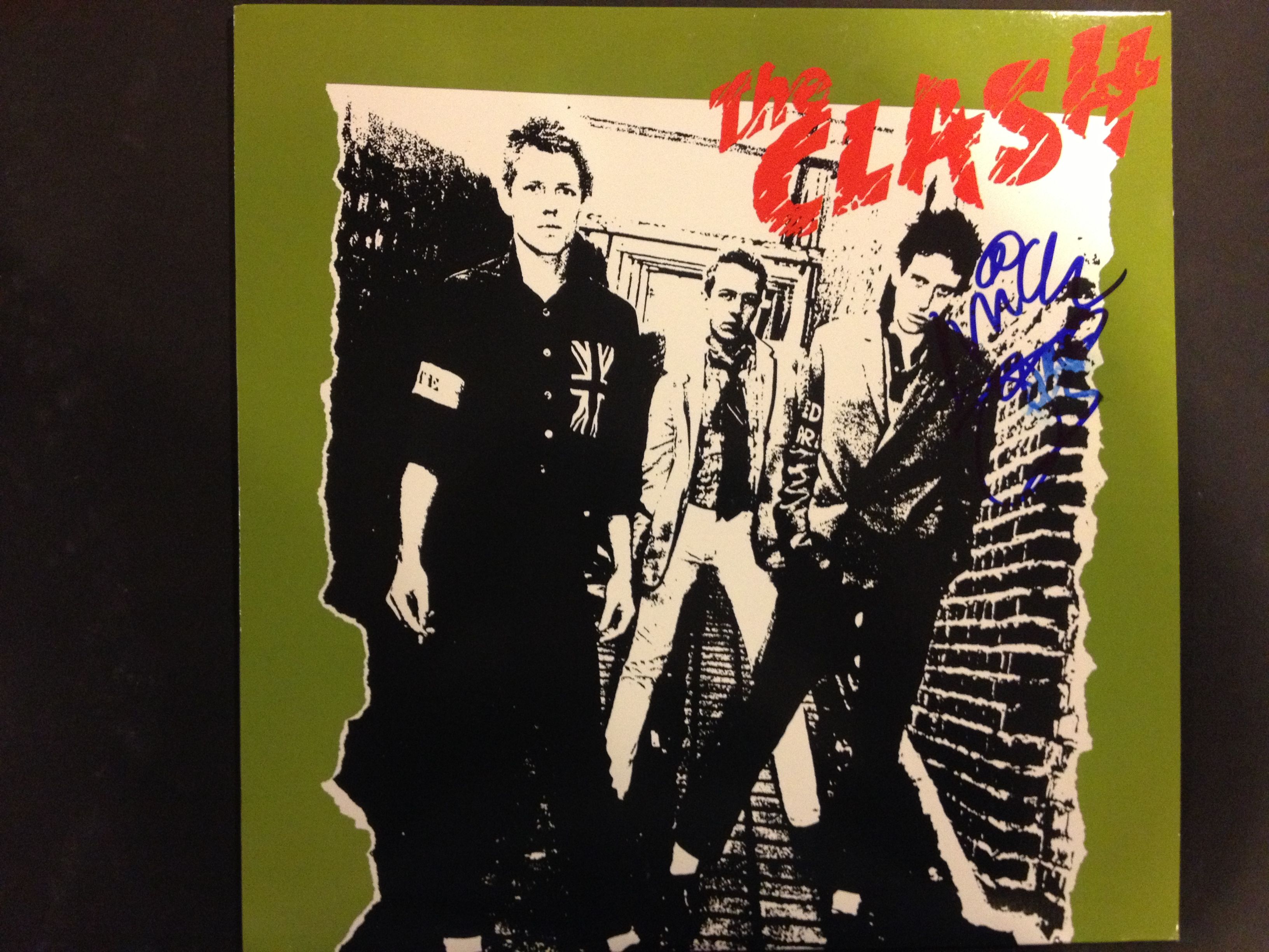 The Clash 1st LP Signed Autograph Mick Jones