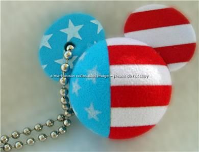MICKEY MOUSE EAR ICON DANGLES~MICKEY MINNIE PIRATE PRINCESS US FLAG