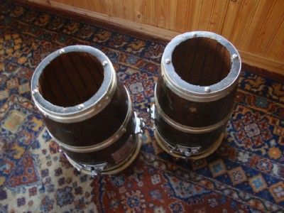 Vintage 80s Gon Bop Mini Congas Percussion Latin Matched Set Original