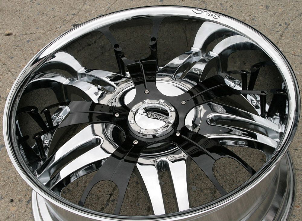 Dvinci Vento 22 Chrome Rims Wheels Nissan Titan Pickup 22 x 9 5 6H 15