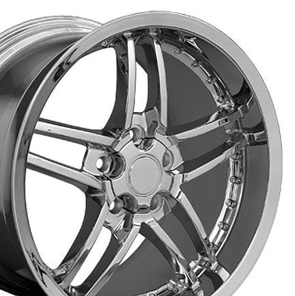 19 18 Chrome Fits Corvette ZO6 Z06 Deep Rims C5 C6