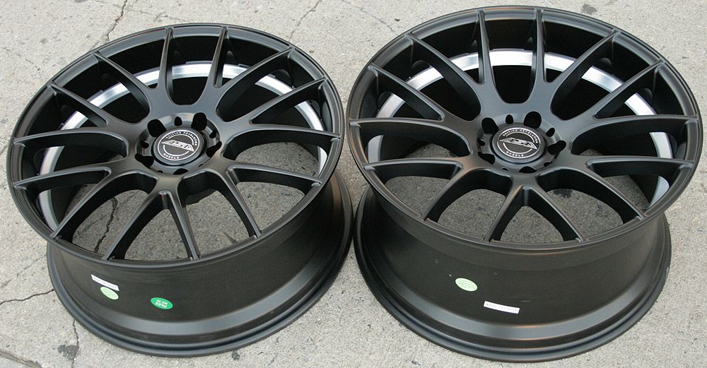 ASA GT5 20 Black Rims Wheels Camaro SS Staggered 09 Up 20 x 8 5 10 5H