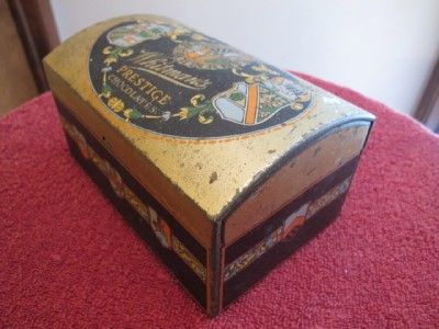 Vintage Whitmans Prestige Chocolates Candy Tin Chest 6 1 4 x 4 x 3