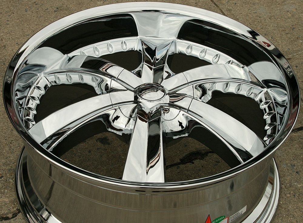 Cattivo 726 22 Chrome Rims Wheels Jeep Cherokee 22 x 9 5 5H 15