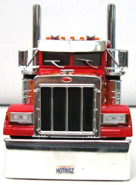 Jada Hot Rigz Peterbilt 379 Hot Rod Semi Red 1 32