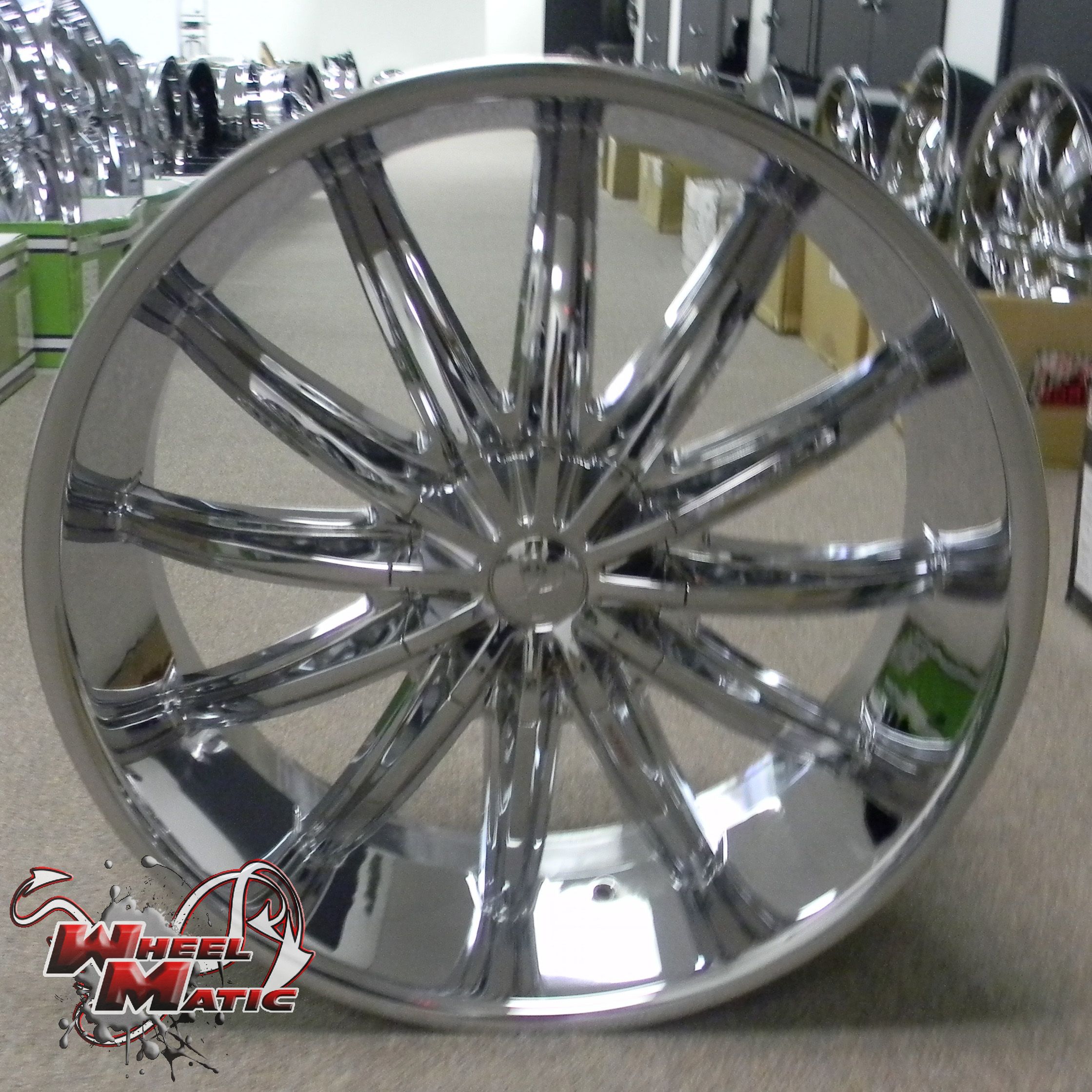 Set of 4 New Phino PW28 28 5x135 139 7 Chrome Wheels Rims Well Beat