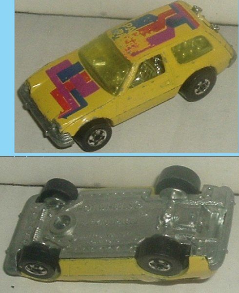 Hot Wheels Car 1977 Yellow Packin Pacer HK