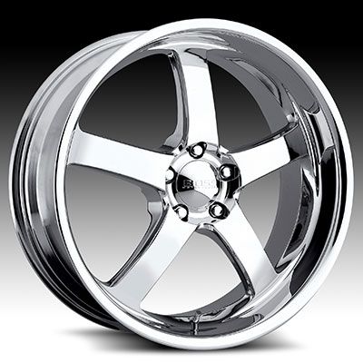 22 x9 Boss 335 3356 Chrome Wheels Rims 5 Lug