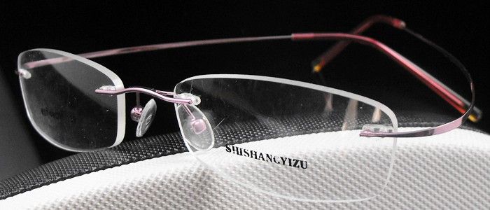 Fashion New Rim Less Frame Memory Metal Very Light 8c