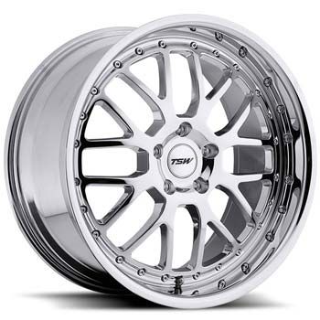 17x8 TSW Wheels Valencia 5x114 3 ET40 Chrome 4 New Rims