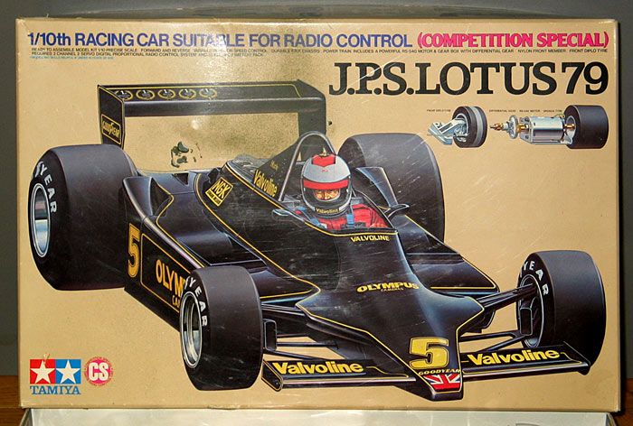 TAMIYA 1/10 RC LOTUS 79 RA 1020 58020 ORIGINAL ISSUE with HARD PLASTIC