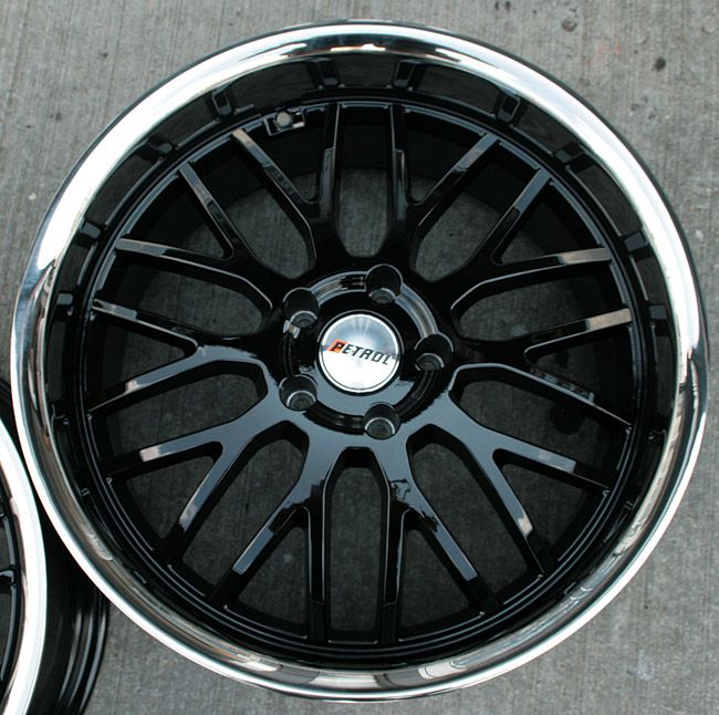 Petrol Vengeance 20 Black Rims Wheels E39 E60 5 Series