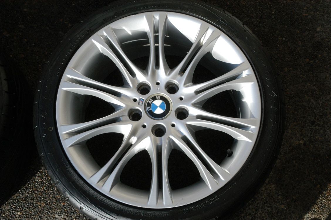 BMW E46 18 ZHP Wheels M Double Spoke Style 135 Staggered Tires 330