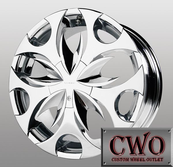 18 Chrome Verde Scorpion Wheels 5x127 5 Lug Dodge Durango Jeep Grand