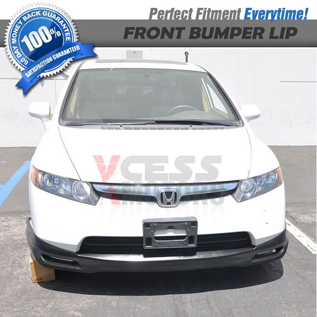 06 07 08 Honda Civic 4 Doors Sedan Urethane Front Bumper Lip Spoiler