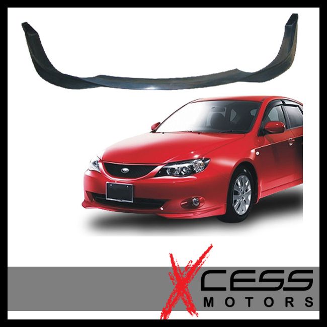 08 10 Subaru Impreza Front Bumper Lip Spoiler PU