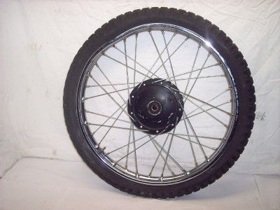 78 Honda XL175 XL 175 Enduro Front Tire Hub Rim Wheel