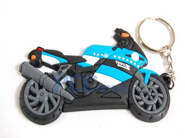 Motocross Dirt Bike Rubber Key Chain Yamaha R6 R1 KC05