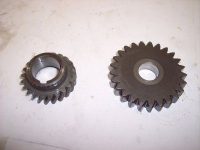 THESE ARE THE ENGINE PRIMARY DRIVE GEAR AND IDLE GEAR OFF OF A 1979