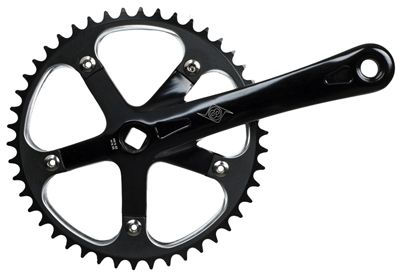 Crankset Origin 8 P P Track 175x46 Sq Black Black