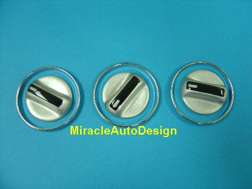 AC Switch Covers Chrome Rims for 86 93 Mercedes W201