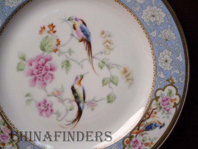 Hutschenreuther China Bird of Paradise Pattern Salad Plate