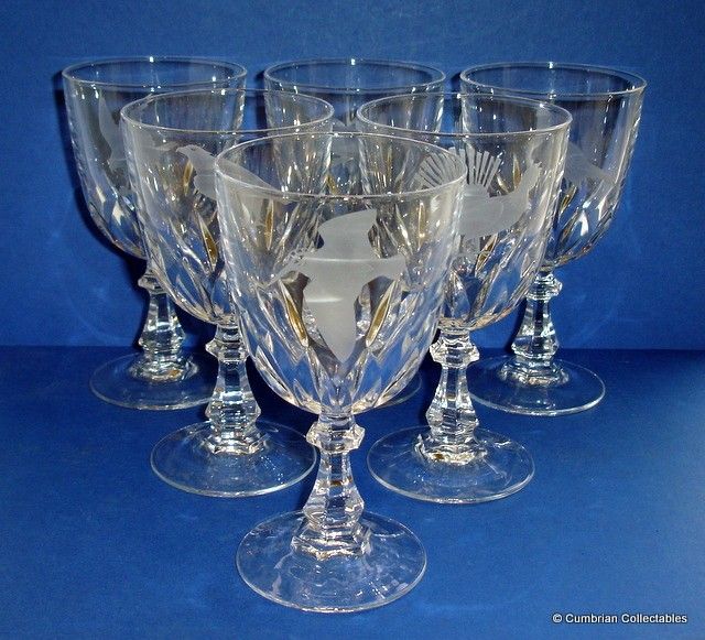 Each glass is is a shade under 6 tall, with a rim diameter of just