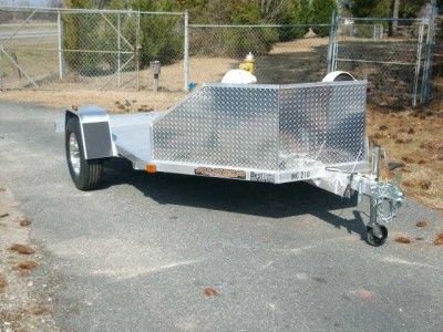 MC210 Double Motorcycle Aluma Aluminum Trailer 2013 New w Upgraded