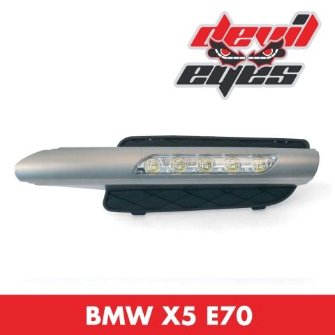 BMW X5 E70 03.2007 06.2010 devil eyes LED TAGFAHRLICHT SET