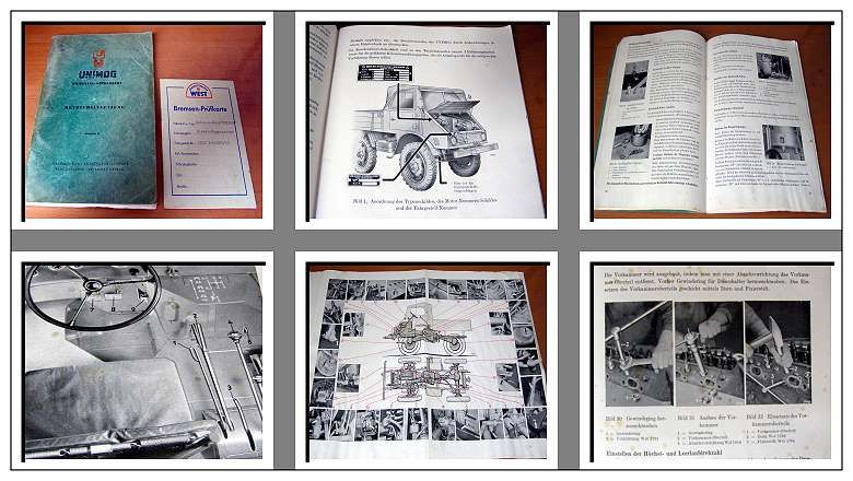 Unimog 2010 Betriebsanleitung 1952