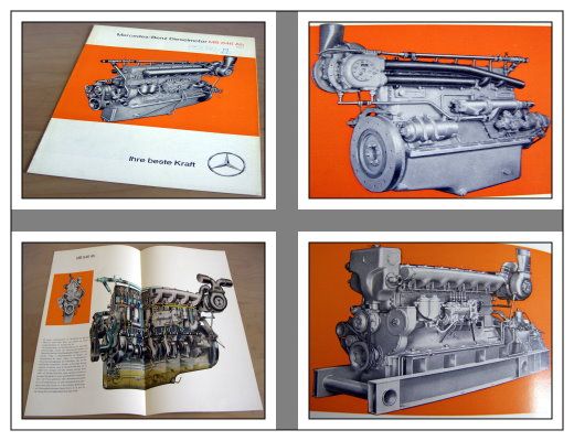 Mercedes Benz MB 846 Ab Dieselmotor Export Prospekt