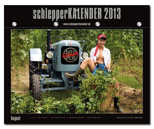 schlepperKALENDER 2013,Traktor,Schlepper,Trecker,Landtechnik,Werkstatt