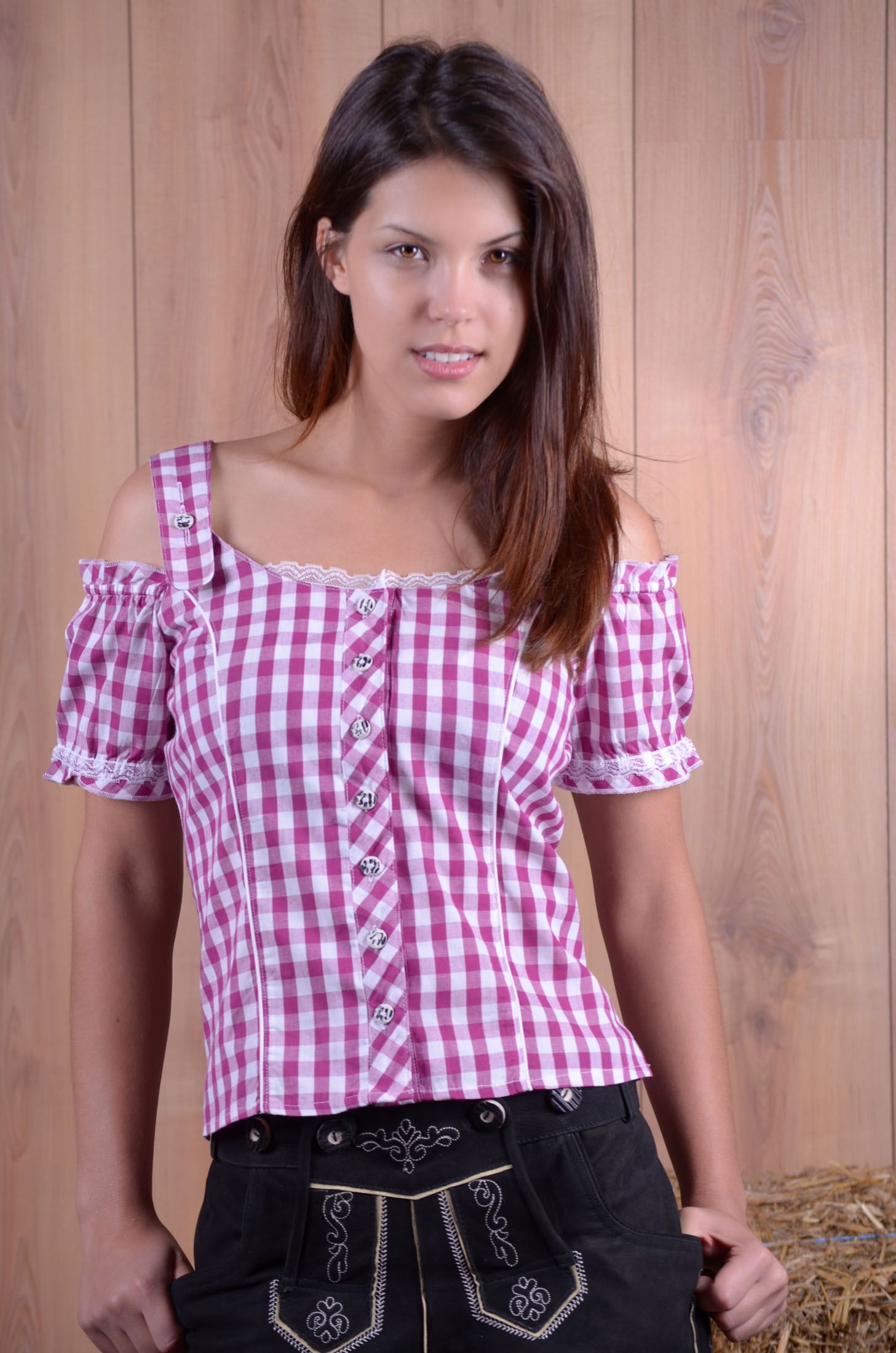 Neue Fesche Trachtenbluse Bluse Dirndl Trachten Neu