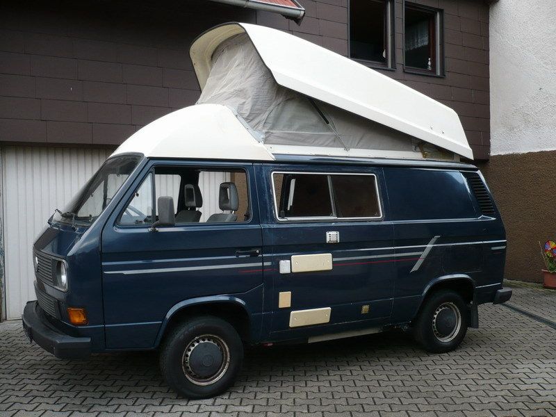 VW BUS T3 Wohnmobil Teca Hochdach TÜV Mai 2014