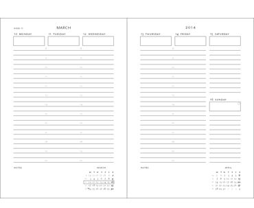 Paperblanks Kalender Groß 2013 vertikaler Wochenüberblick Poe