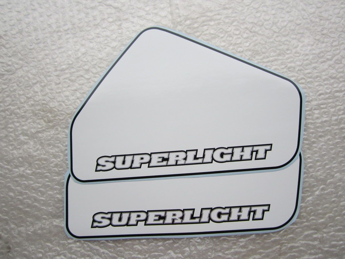 Ducati 900 Superlight 1992 Nummernfelder Satz Numberboards