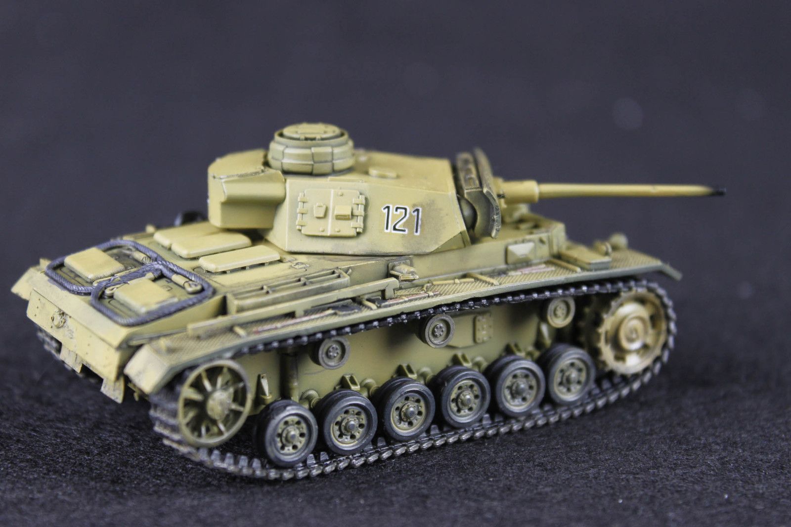 model collect 1/72 72038 Germany Panzer III, Tunisia 1943, assembled