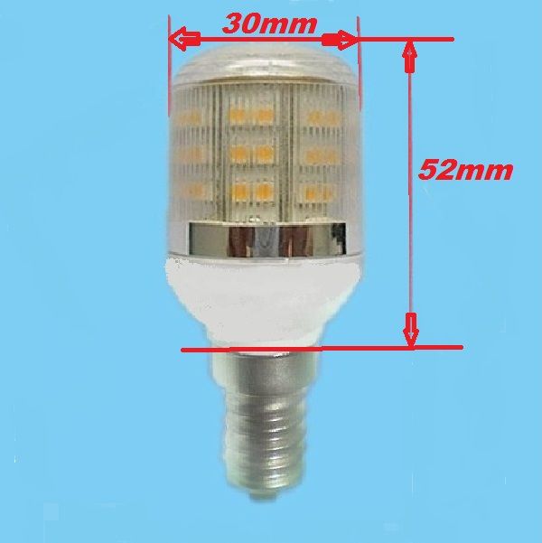 1x E14 LED 4W 85 265 V. 21 SMD Warmweiß dimmbar Lichtstärke 300