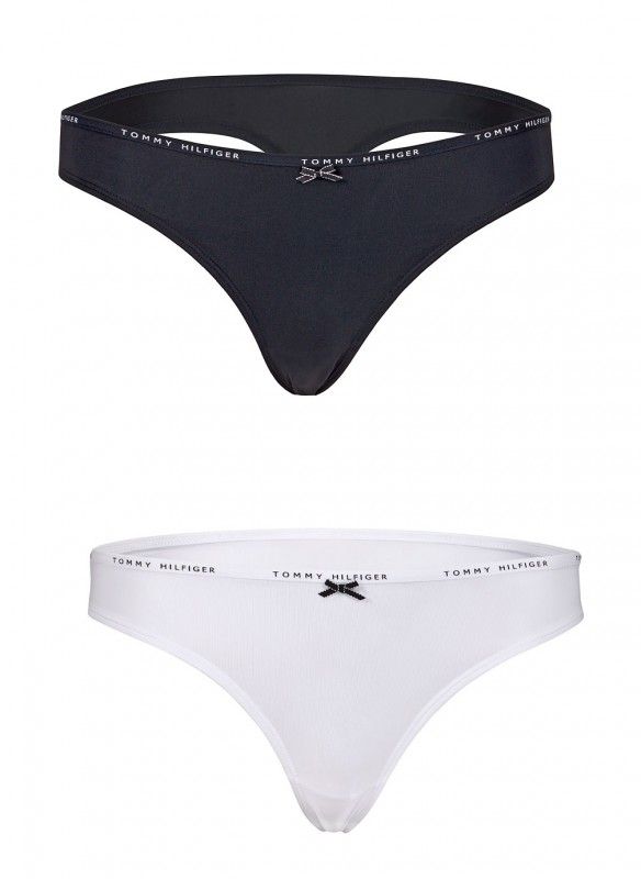 Tommy Hilfiger Damen String Tanga Slip Alex 2er Pack