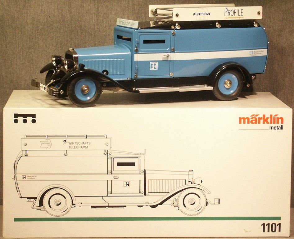 Märklin 1101 Geldtransport Auto Wirtschafts Telegramm Okt fabrikneu