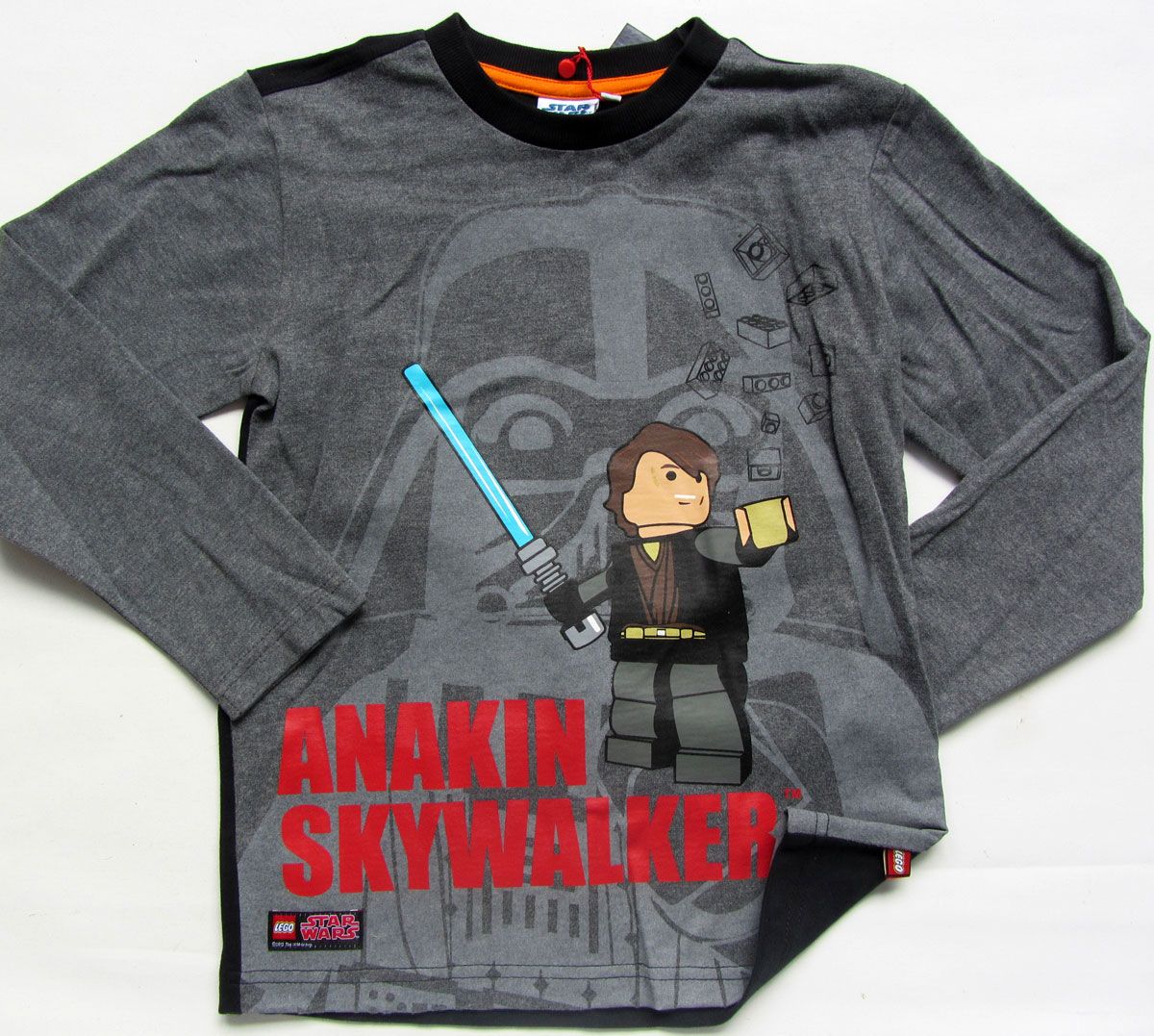 STARWARS Longsleeve Terry 755 Anakin grau Gr 116 NEU H/W 12/13