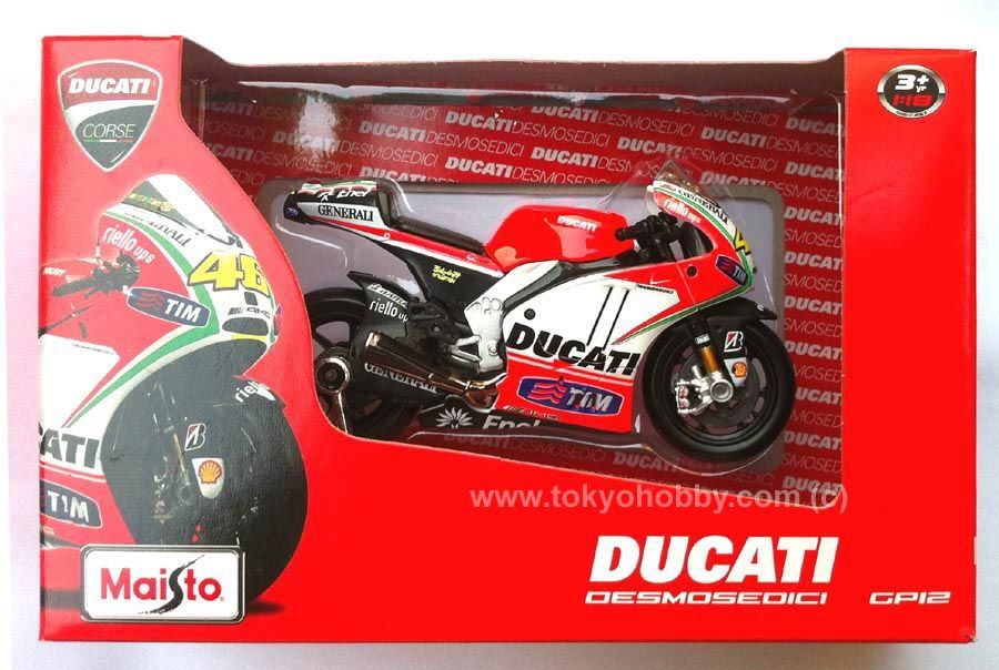 VALENTINO ROSSI #46 DUCATI MOTOGP 2012   118 NEW