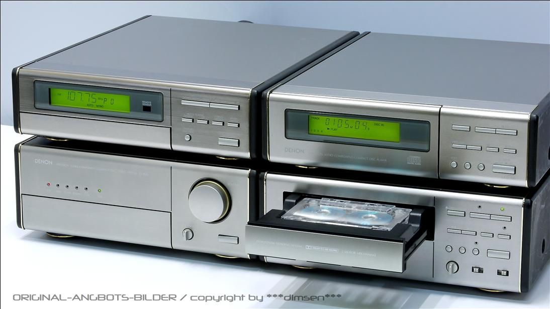 DENON D 100 Design System Hi Fi Anlage UPA 100/UCD 100/UDR 100/UTU 100