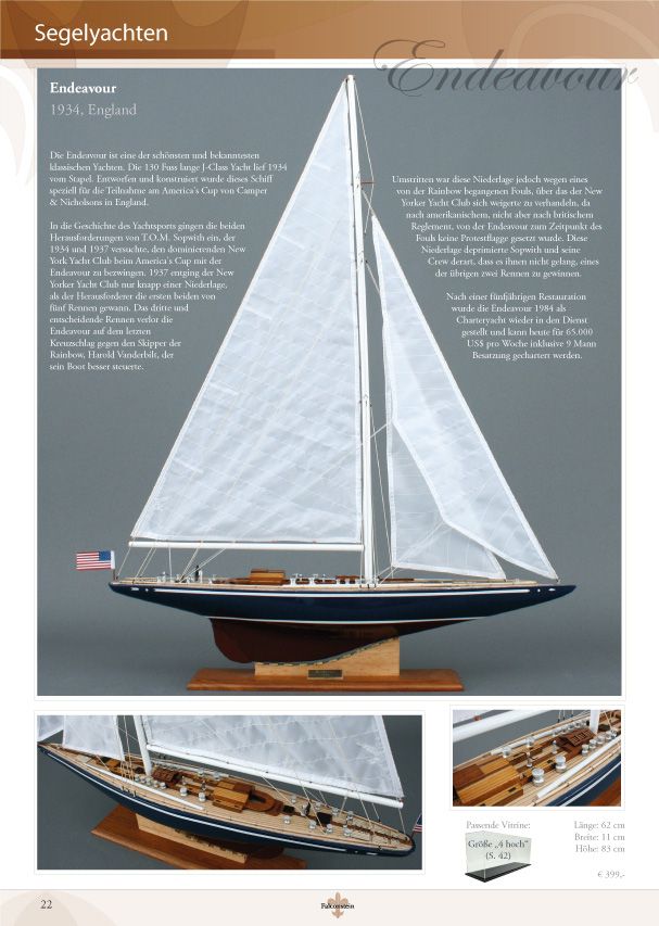 Falconstein Modellschiff Katalog 2012 / Schiffsmodell / Schiff