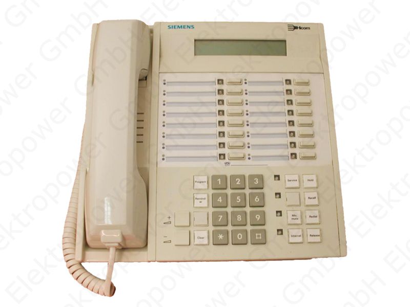 Siemens HICOM T25FD schnurgebunden System Telefon TD25FD/T25 FD Tisch