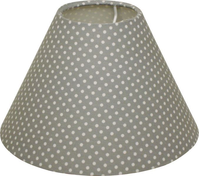 grau Punkte Dots Landhausstil Shabby 20 x 8 x 14 cm E 27