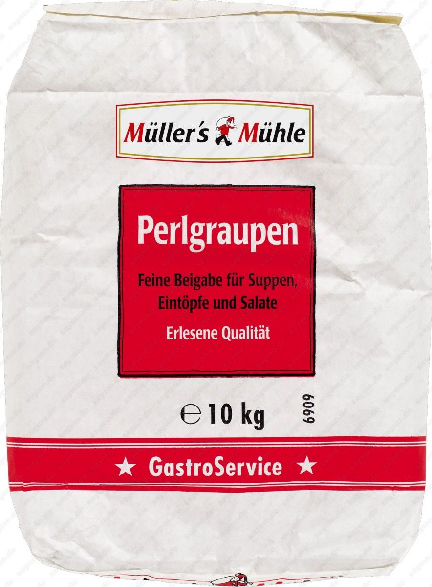 48EUR/1kg) Müllers Mühle Perlgraupen 10kg