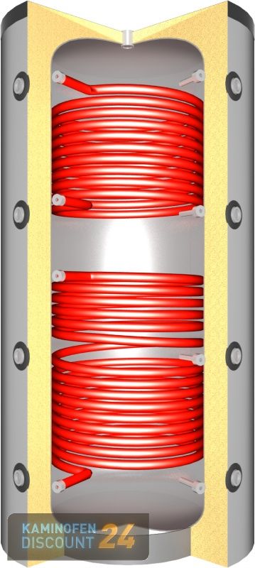 Pufferspeicher Speicher 2x Solarwärmetauscher 1000 L