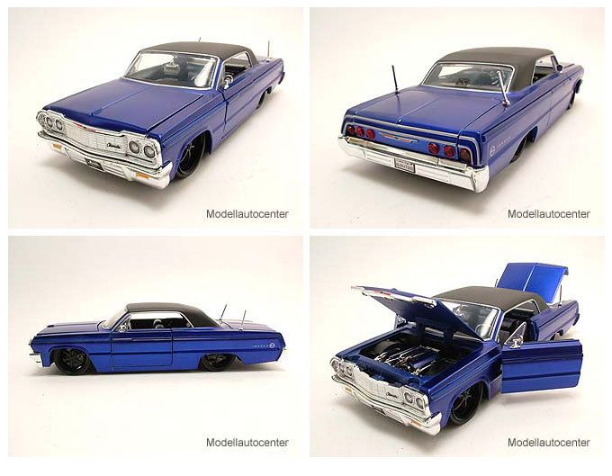 Chevrolet Impala 1964 lila / schwarzes Dach, Tuning, Modellauto 124