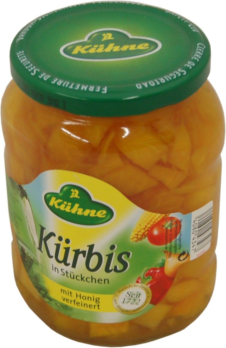 91EUR/1kg) Kühne Kürbis 400g